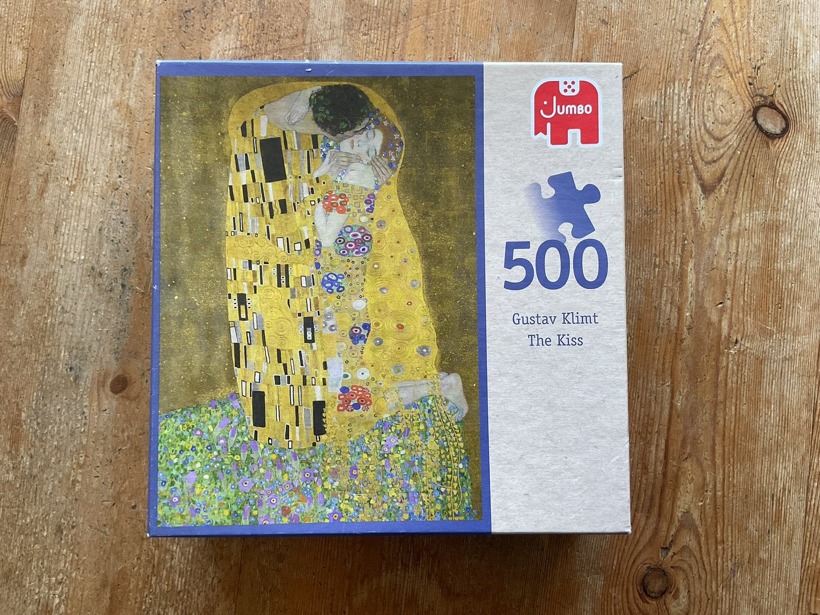 Gustav Klimt puzzel 500 stukjes z.g.a.n., Ophalen of Verzenden, 500 t/m 1500 stukjes, Zo goed als nieuw