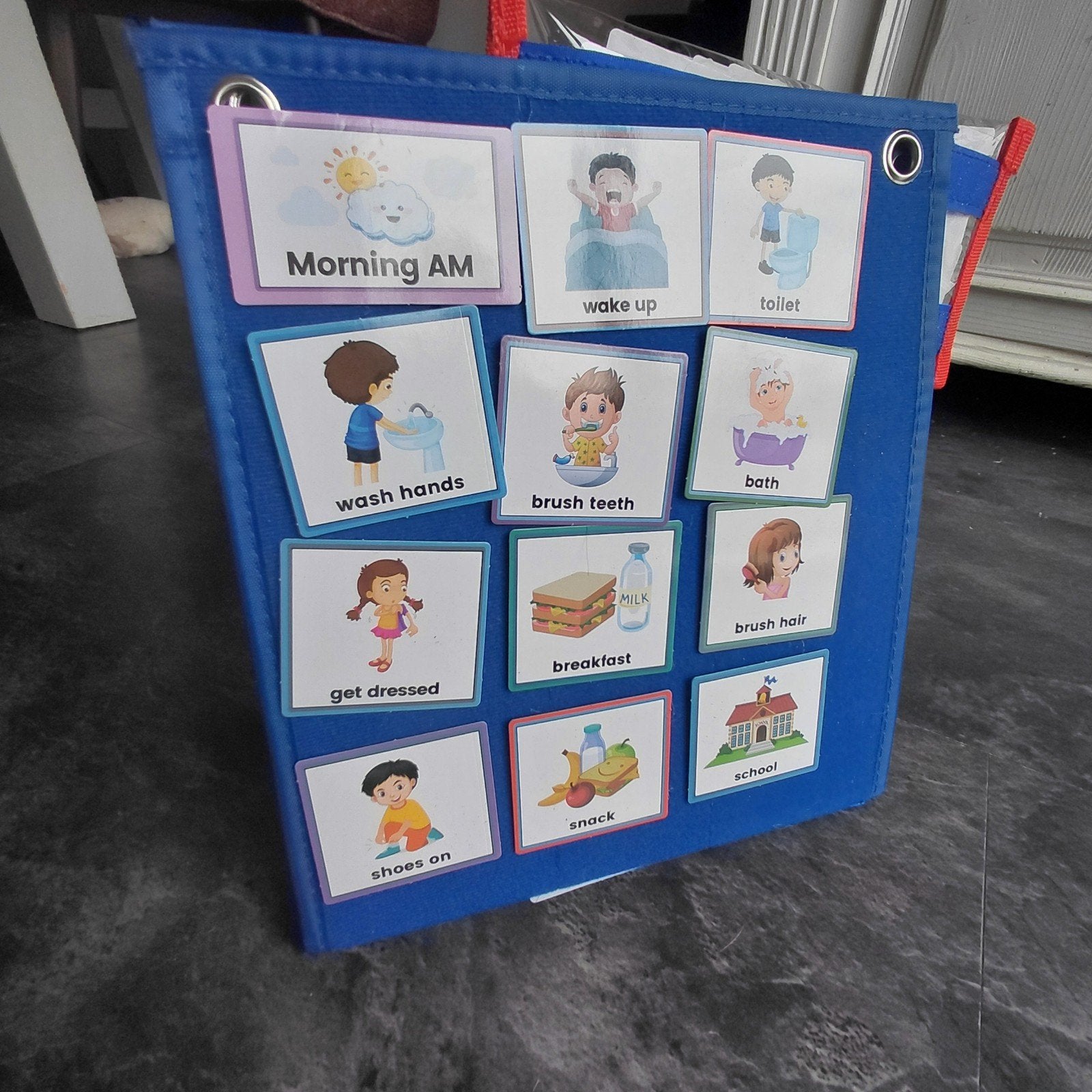 Dagritmekaarten voor kinderen - Visuele planning, Ophalen of Verzenden, Gebruikt, Taal en Lezen