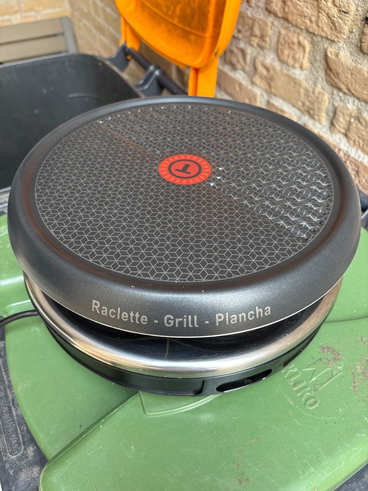 Tefal Gourmetstel Raclette Grill Plancha, Ophalen of Verzenden, Gebruikt, 4 t/m 7 personen
