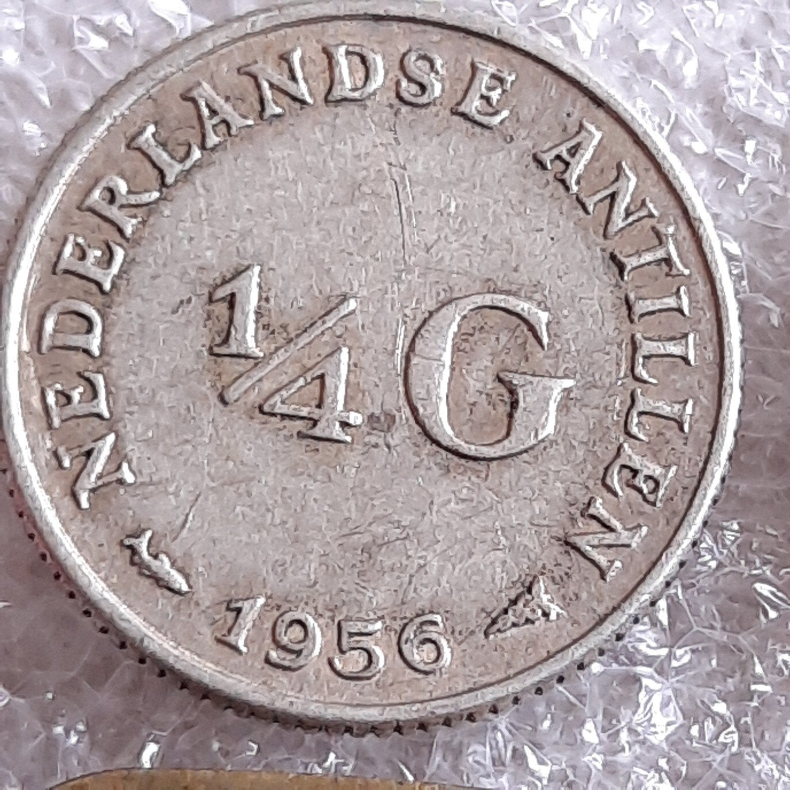 Vier Munten, ook Zilver, Antillen, Suriname en Curaçao, Postzegels en Munten, Munten | Nederland, Verzenden, Koningin Juliana