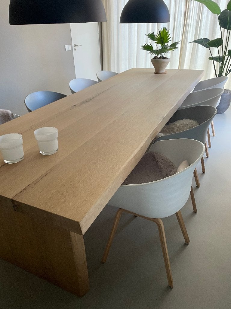 Prachtige Eetkamer tafel - 3.20m, Ophalen, 100 tot 150 cm, 200 cm of meer, Zo goed als nieuw