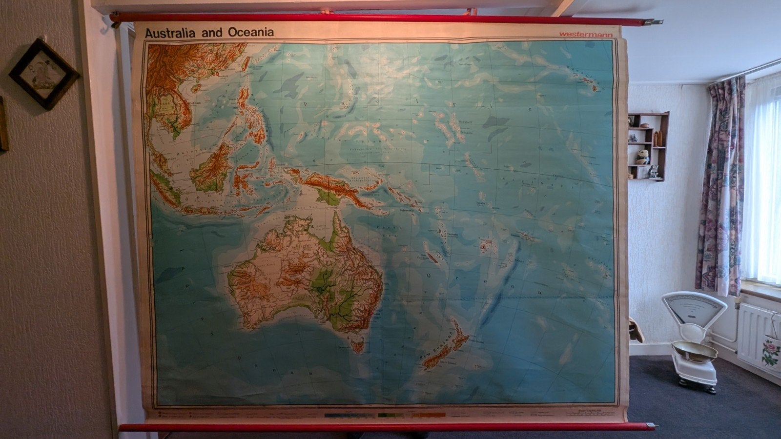 Westermann Schoolkaart Australië en Oceanië, Ophalen, Geschiedenis