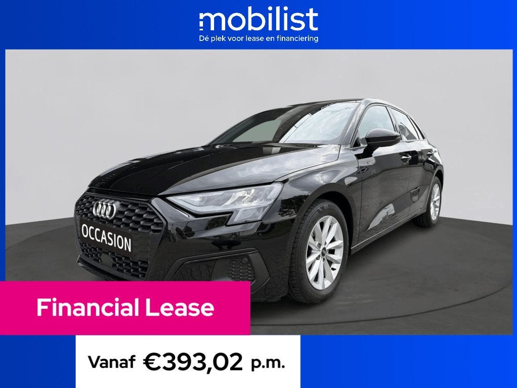 Audi A3 Sportback 30 TFSI Pro Line (bj 2024, automaat), Gebruikt, Zwart, Origineel Nederlands, Bedrijf