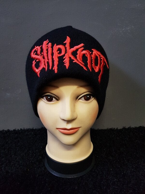 Dikke muts, SlipKnot, mutsen, band, zwart, Ophalen of Verzenden, Nieuw, Overige maten, Muts