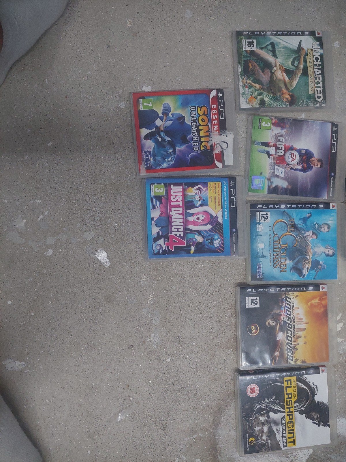 PS3 Games Bundel: Uncharted, FIFA, Just Dance & Meer!, Spelcomputers en Games, Games | Sony PlayStation 3, Gebruikt, Vanaf 18 jaar