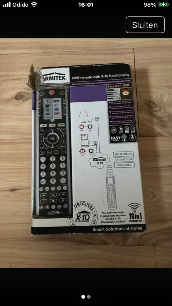 IR/RF remote S-10 functionaliteiten afstandbediening (nieuw), Ophalen of Verzenden, Nieuw