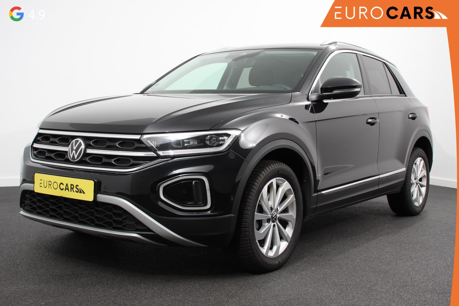 Volkswagen T-Roc 1.5 TSI 150pk DSG Style Consignatie auto Na, Auto's, Volkswagen, 4 cilinders, 150 pk, Zwart, 1253 kg