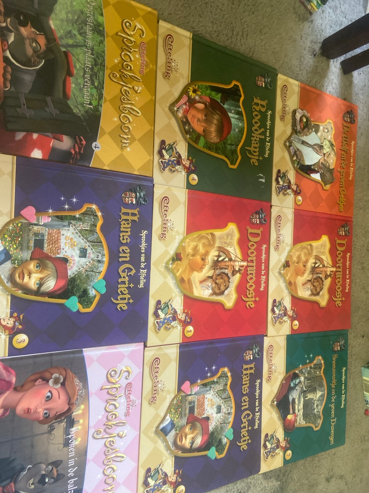 Efteling Sprookjesboeken Collectie - 10 Boeken, Jongen of Meisje, Ophalen of Verzenden, Zo goed als nieuw, Voorleesboek