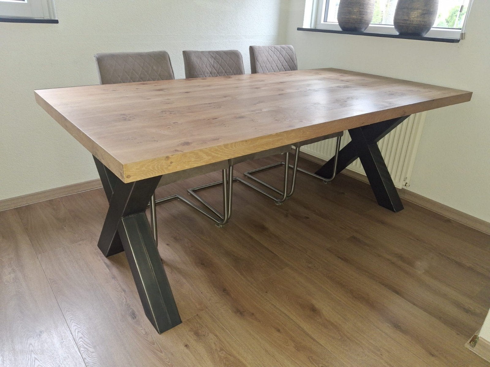 Eettafel, Ophalen of Verzenden, Rechthoekig, 200 cm of meer, 50 tot 100 cm