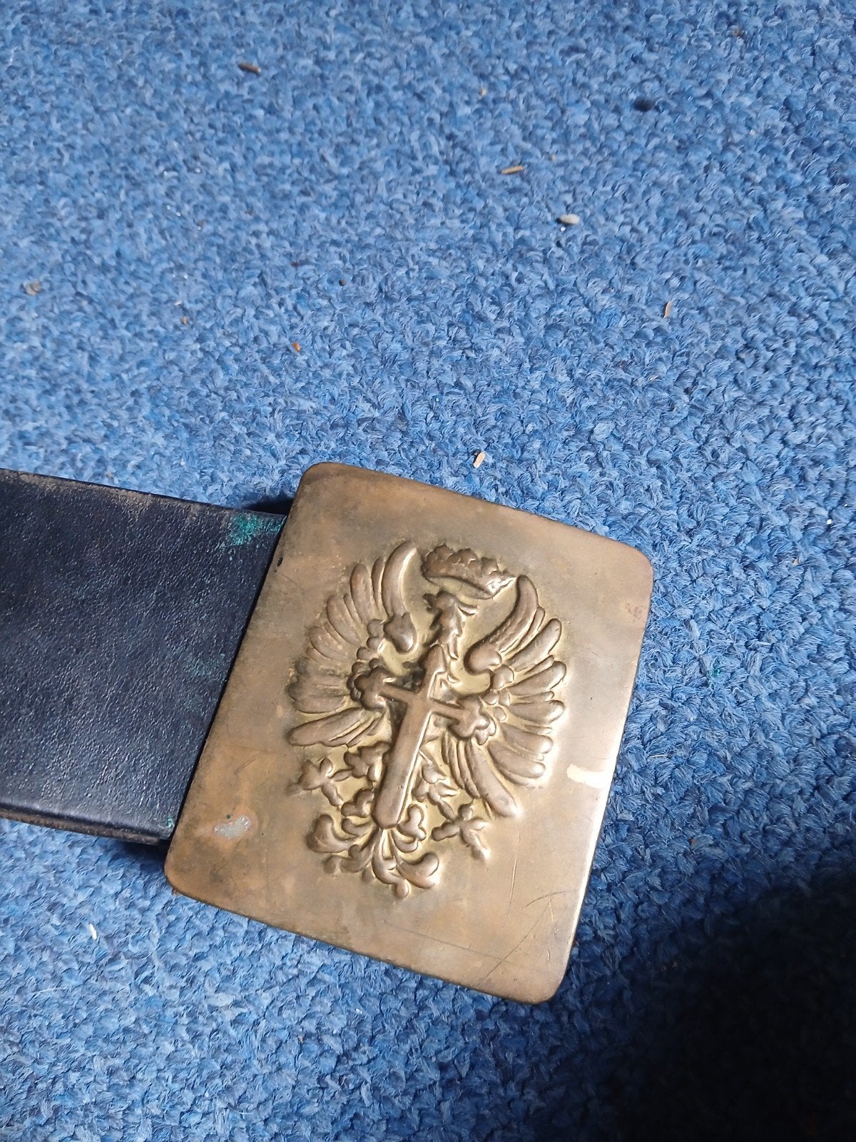 Oude militaire riem met gesp - mogelijk Duits, Ophalen of Verzenden, Landmacht, Duitsland, Overige typen