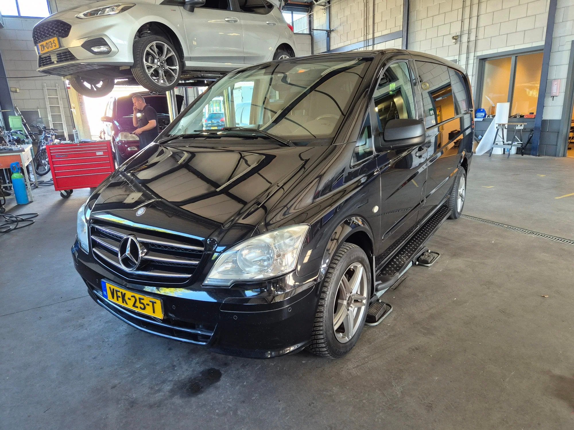 Mercedes-Benz Vito 122CDI V6 DC Dubbele cabineautom.Airco. t, Auto's, Bestelauto's, Gebruikt, Bedrijf, Diesel, Te koop