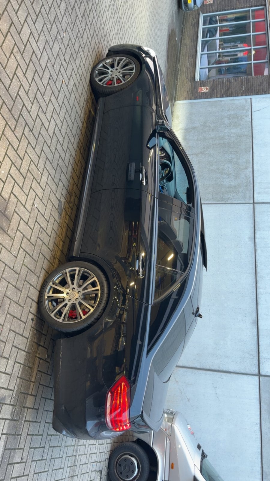 Originele Brabus Monoblock R 19” Platinum / Liquid Titanium, Gebruikt, Achterklep, Mercedes-Benz, Ophalen of Verzenden