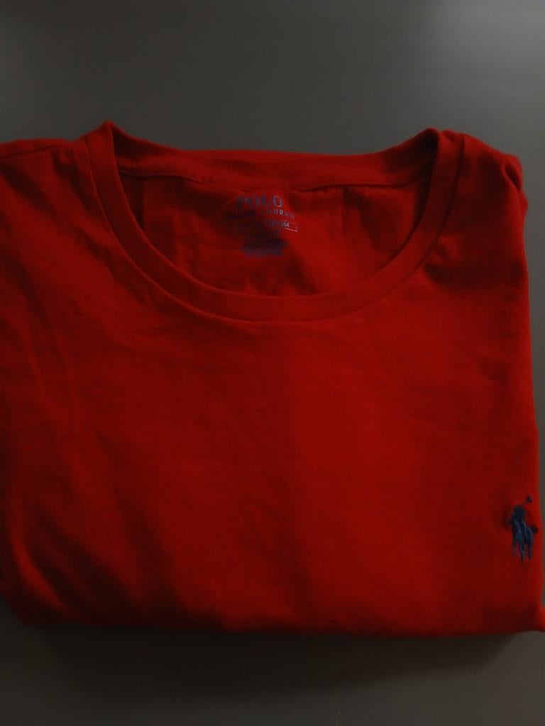Ralph Lauren Polo Rood XL - Iets donkerder dan op foto, Kleding | Heren, T-shirts, Ralph Lauren, Maat 56/58 (XL), Ophalen of Verzenden