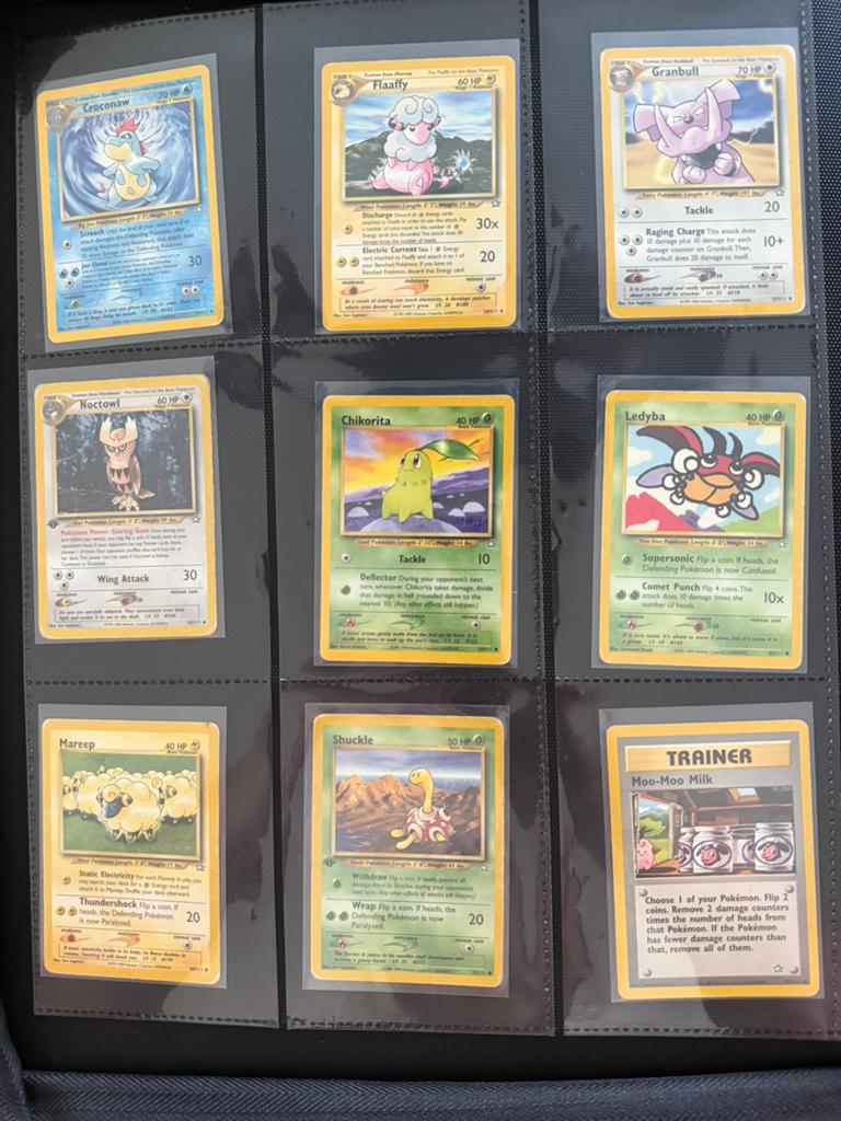 Pokemon kaarten set Neo (engels), Ophalen of Verzenden, Zo goed als nieuw, Meerdere kaarten