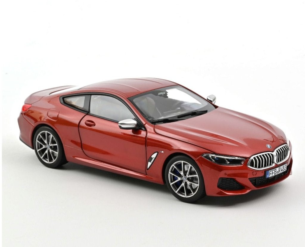 BMW 850I 2019 ORANJE METALLIC 1/18 NOREV ref. 183285, Verzenden, Nieuw, Auto, Norev