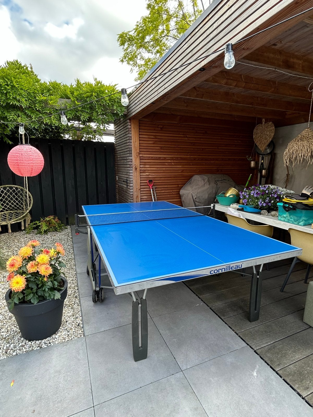 Cornilleau Tafeltennistafel - Inklapbaar & Verrijdbaar, Sport en Fitness, Tafeltennis, Ophalen, Tafel Outdoor, Verrijdbaar