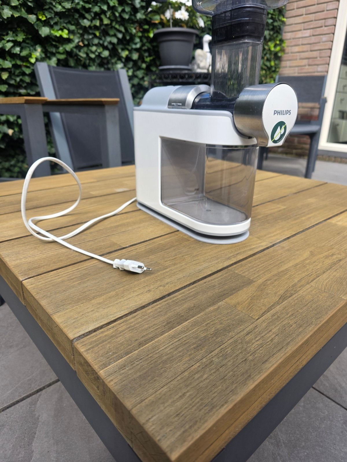 Philips Slowjuicer - Zo goed als nieuw, Witgoed en Apparatuur, Ophalen of Verzenden, Zo goed als nieuw, Elektrisch, Slowjuicer