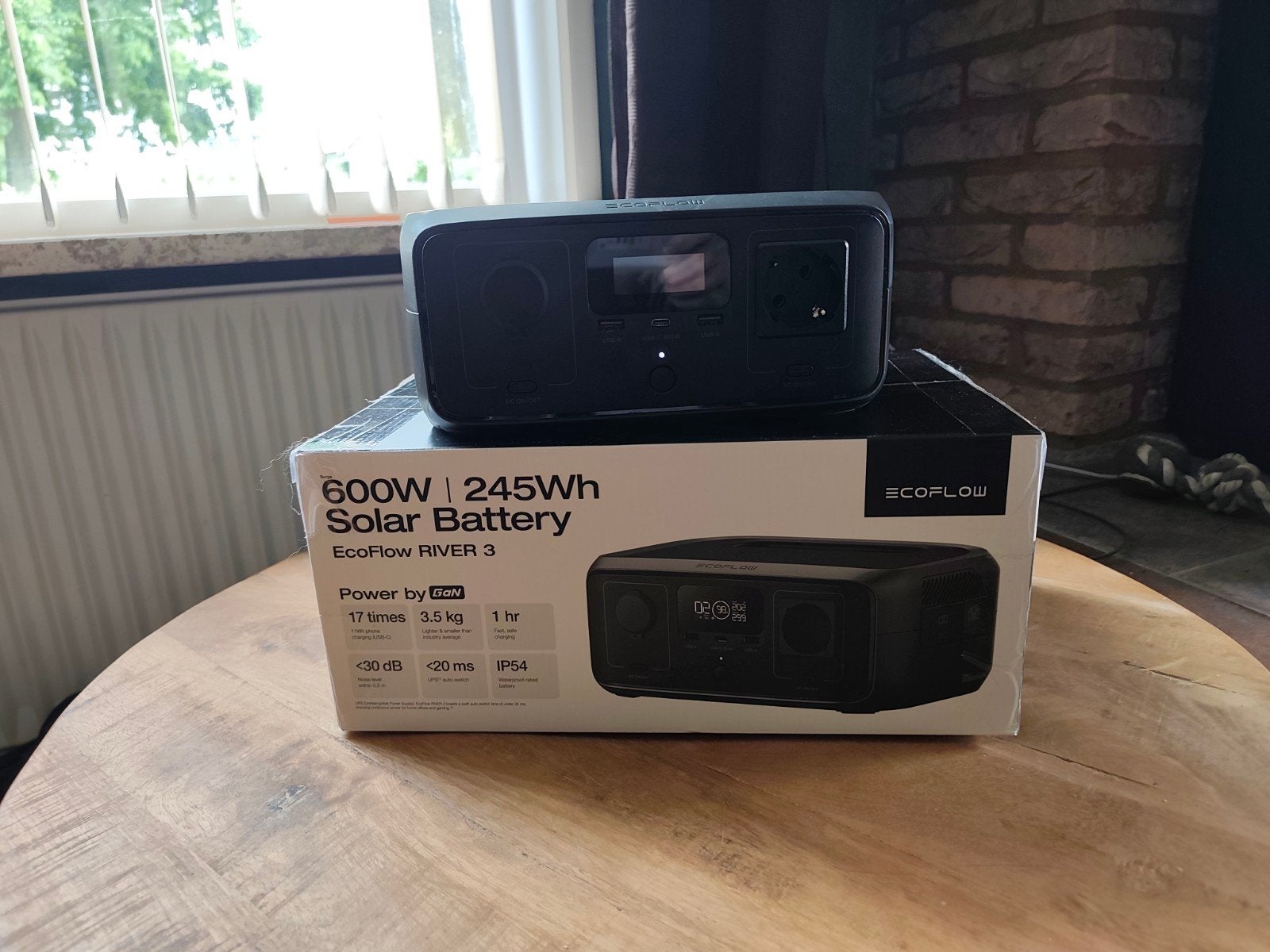 Ecoflow river 3 met 110 Watt ecoflow zonnepanelen, Ophalen