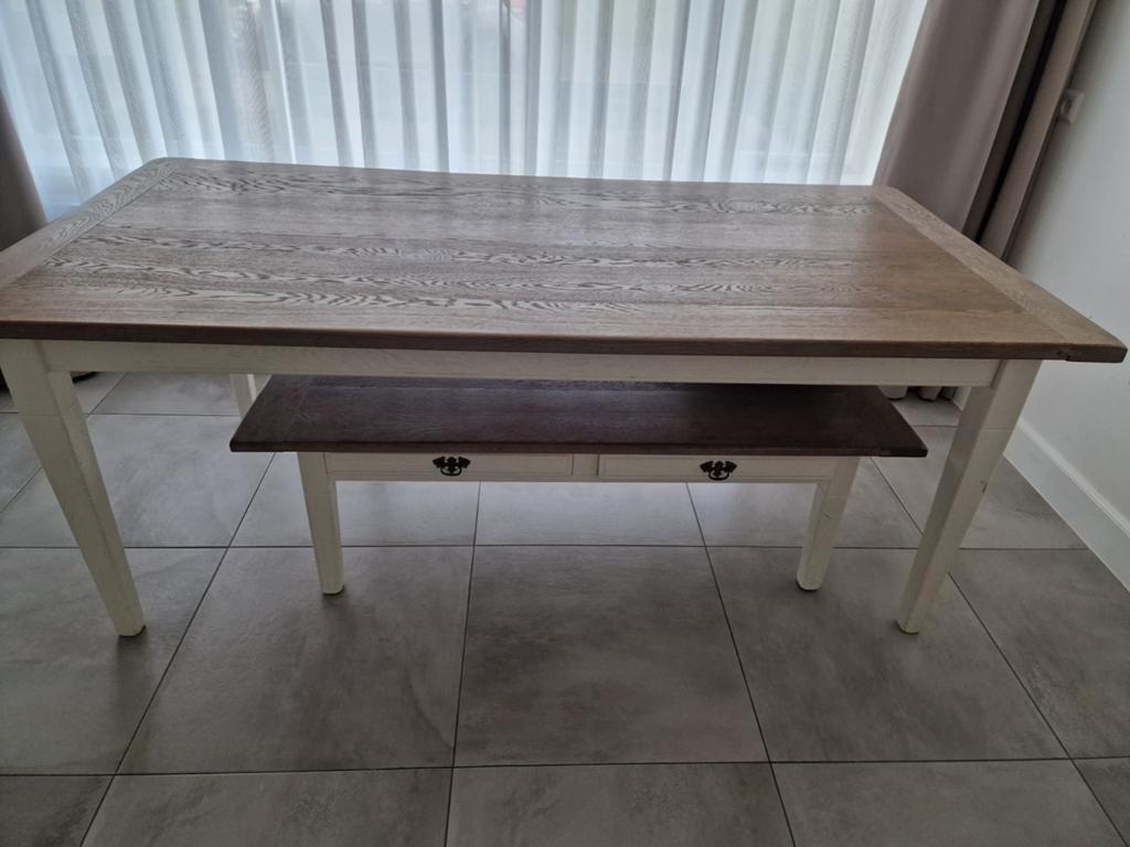 Salon & eettafel, Huis en Inrichting, Tafels | Eettafels, Ophalen, Zo goed als nieuw, Rechthoekig, 50 tot 100 cm
