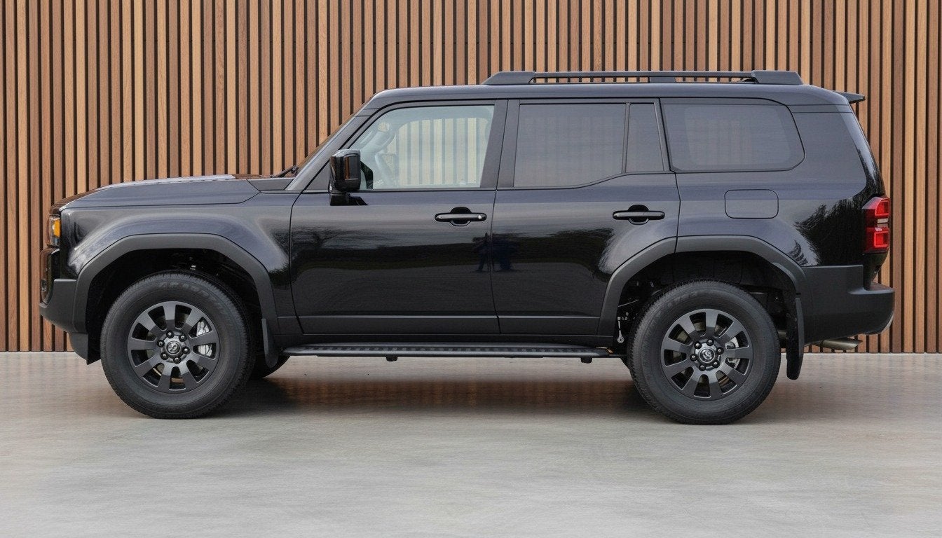Toyota Land Cruiser 250 2.8 D-4D Executive 5P. Geel kenteken, Automaat, Gebruikt, Zwart, 4 cilinders