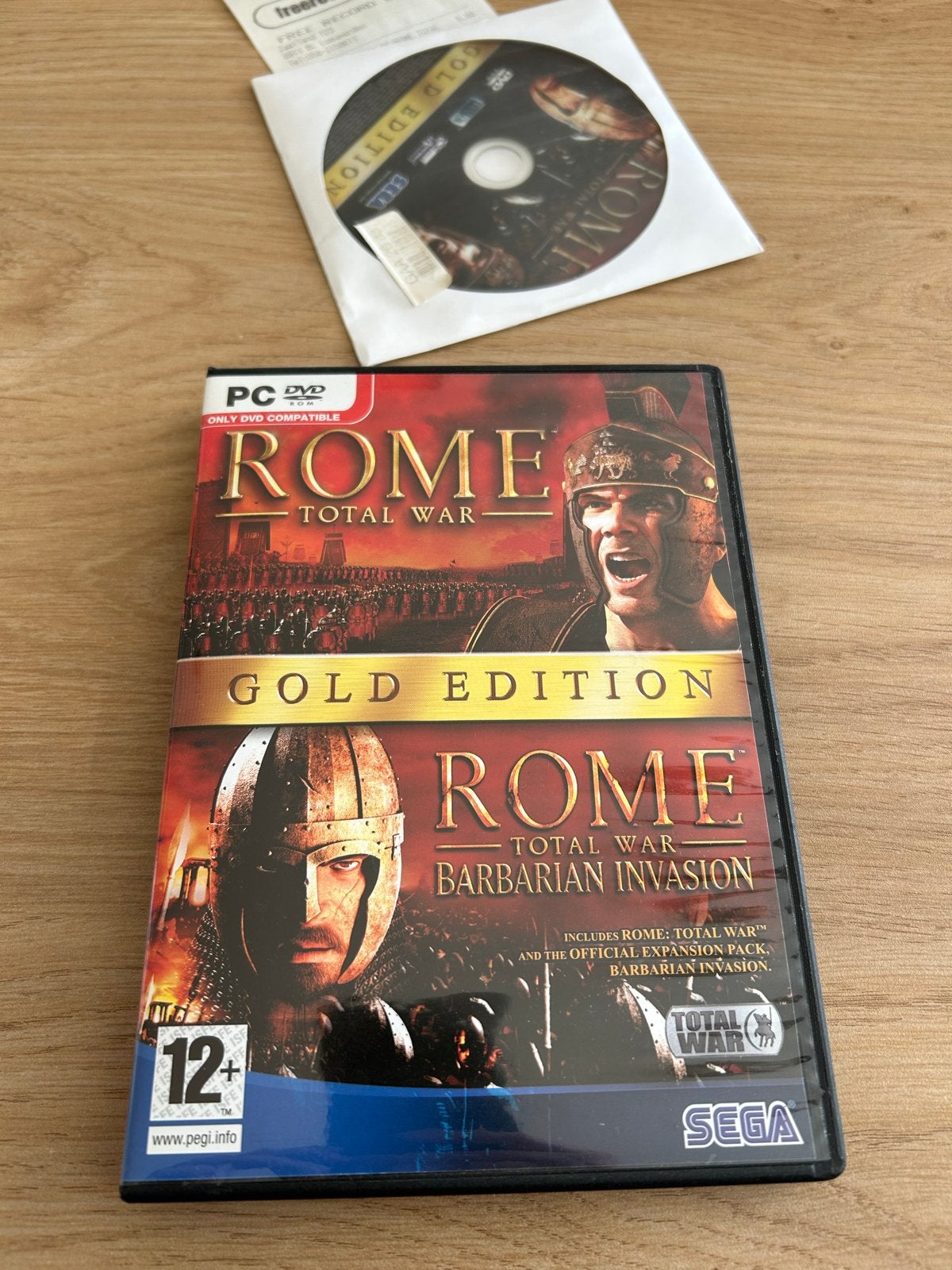 Rome Total War Gold Edition PC DVD-ROM - Nieuwstaat, 1 speler, Nieuw, Ophalen of Verzenden, Strategie en Constructie