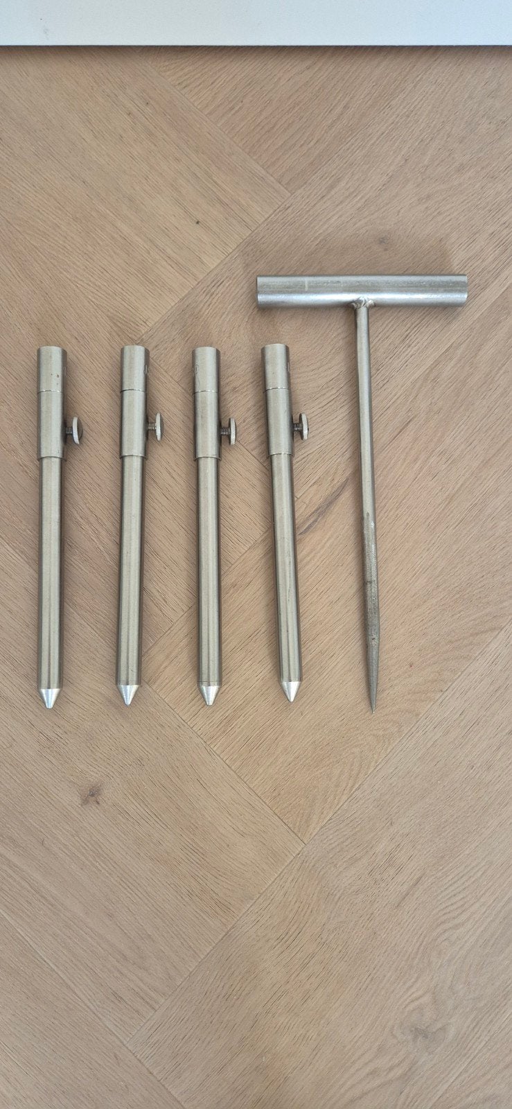 4x jrc banksticks rvs, Ophalen of Verzenden, Balpen, Overige merken