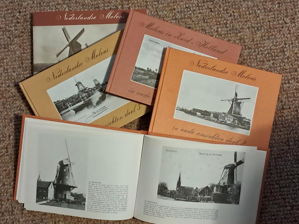 Molenboeken, foto's, ansichtkaarten, dia's en nog  meer, Ophalen, Gelezen