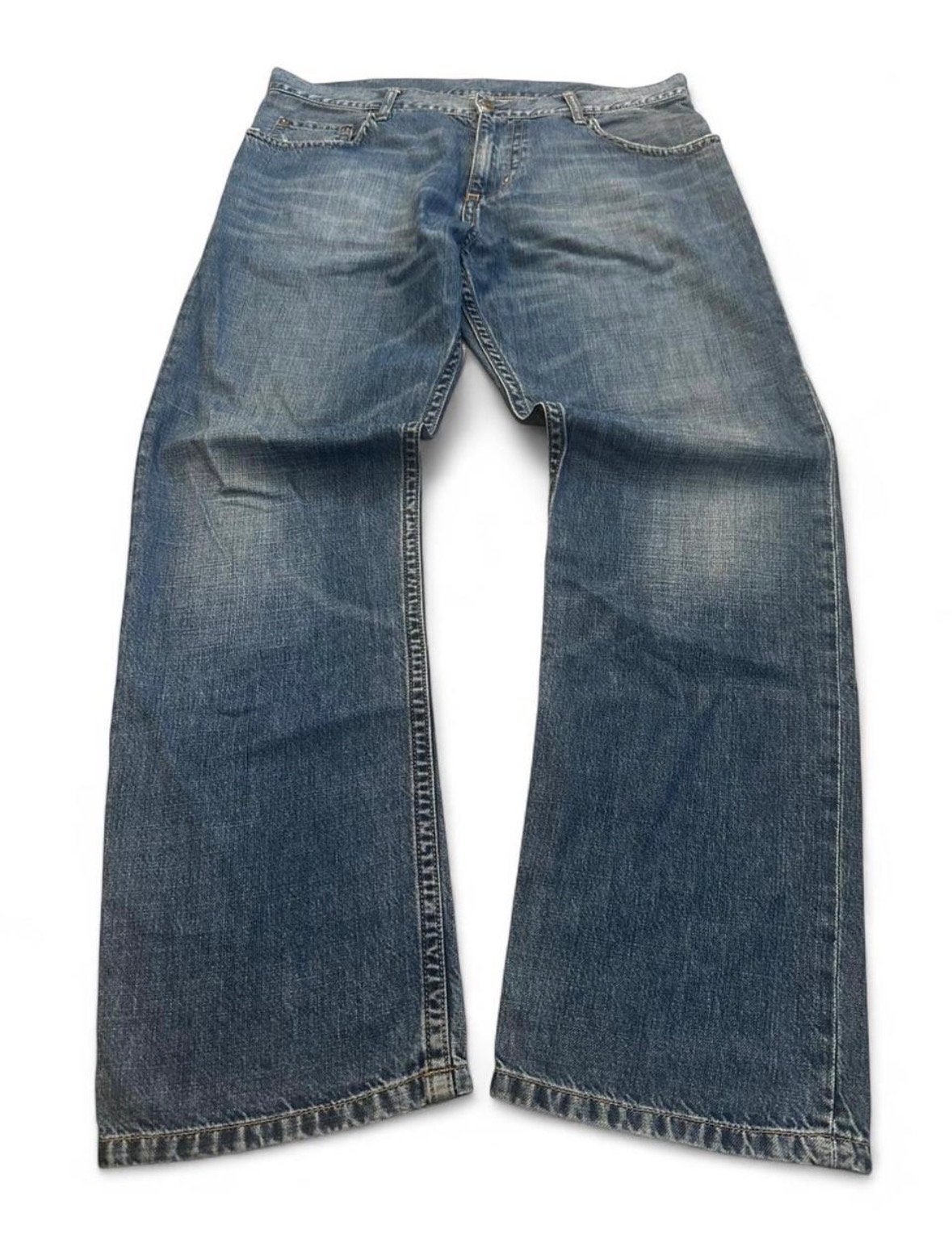 Carhartt Slim Pant Jeans 36x32 Blauw Denim Straight Fit, Ophalen of Verzenden, Gedragen, Blauw, W36 - W38 (confectie 52/54)