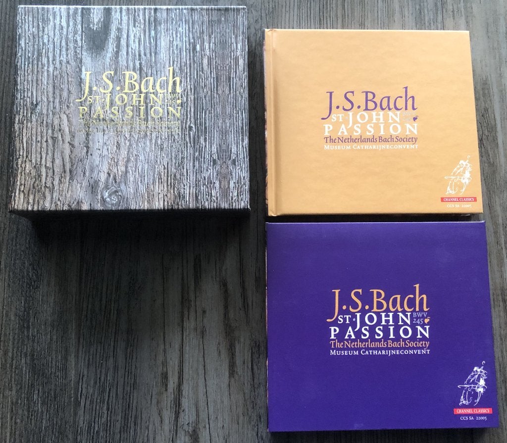 Bach - Johannes Passion -Netherlands Bach Vereniging - 2 CD, Cd's en Dvd's, Boxset, Overige typen, Ophalen of Verzenden, Zo goed als nieuw