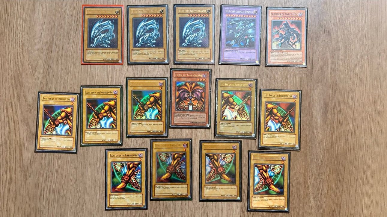 Yu-Gi-Oh! Kaarten Collectie - Exodia, Blue-Eyes, Rainbow Dra, Hobby en Vrije tijd, Verzamelkaartspellen | Yu-gi-Oh!, Ophalen of Verzenden