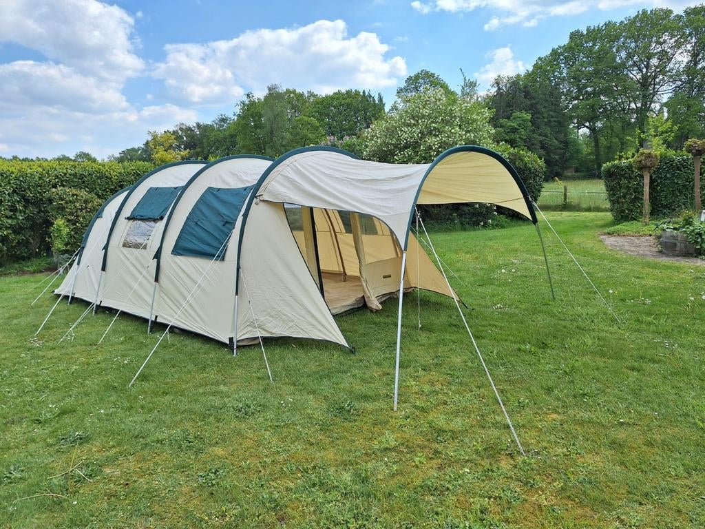 Obelink Porto Ecloré 3-4 persoons Tunnel Tent met extra's, Caravans en Kamperen, Tenten, tot en met 4, Gebruikt, Ophalen