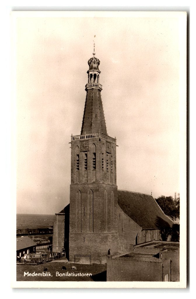 Medemblik, Bonifatiustoren, Verzenden, 1940 tot 1960, Ongelopen, Noord-Holland