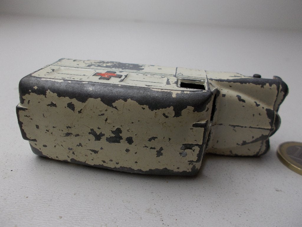 1955 Dinky Toys 253 DAIMLER AMBULANCE (Opknapper!) -L-., Ophalen of Verzenden, Gebruikt, Auto, Dinky Toys