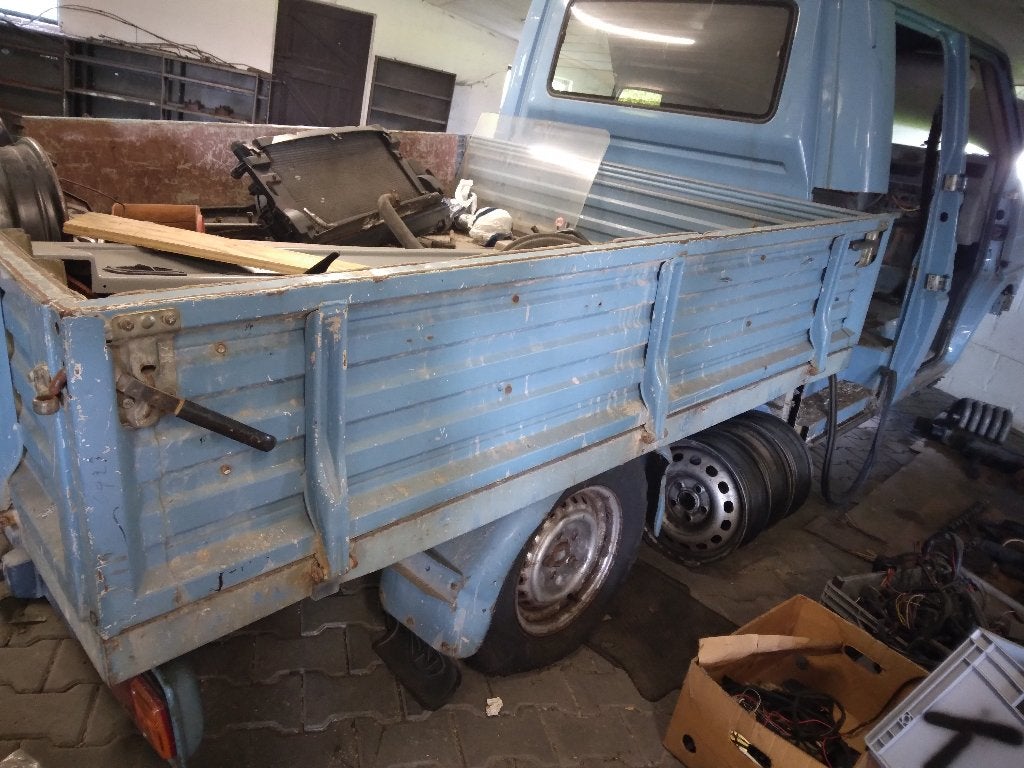 VW T4 Dubbele Cabine Sloopauto, oktober 1992, Auto diversen, Ophalen
