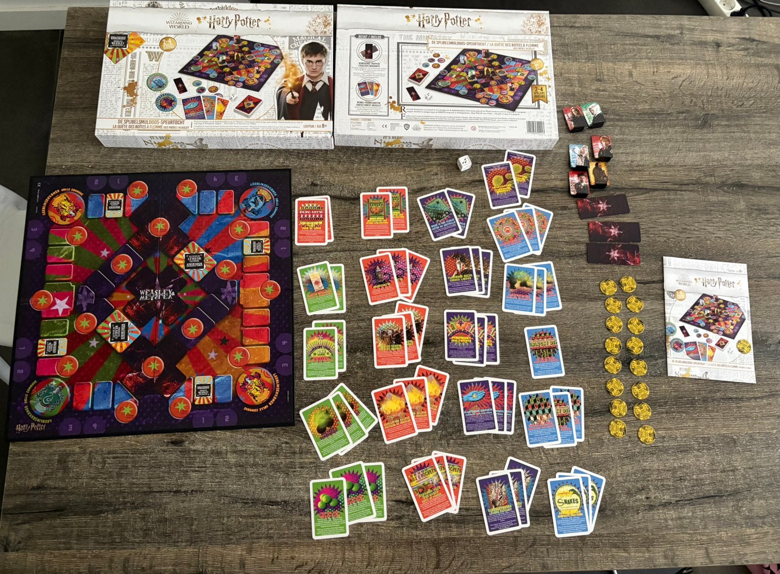 Harry Potter bordspel de spijbel smuldoos speurtocht, Ophalen of Verzenden, Zo goed als nieuw
