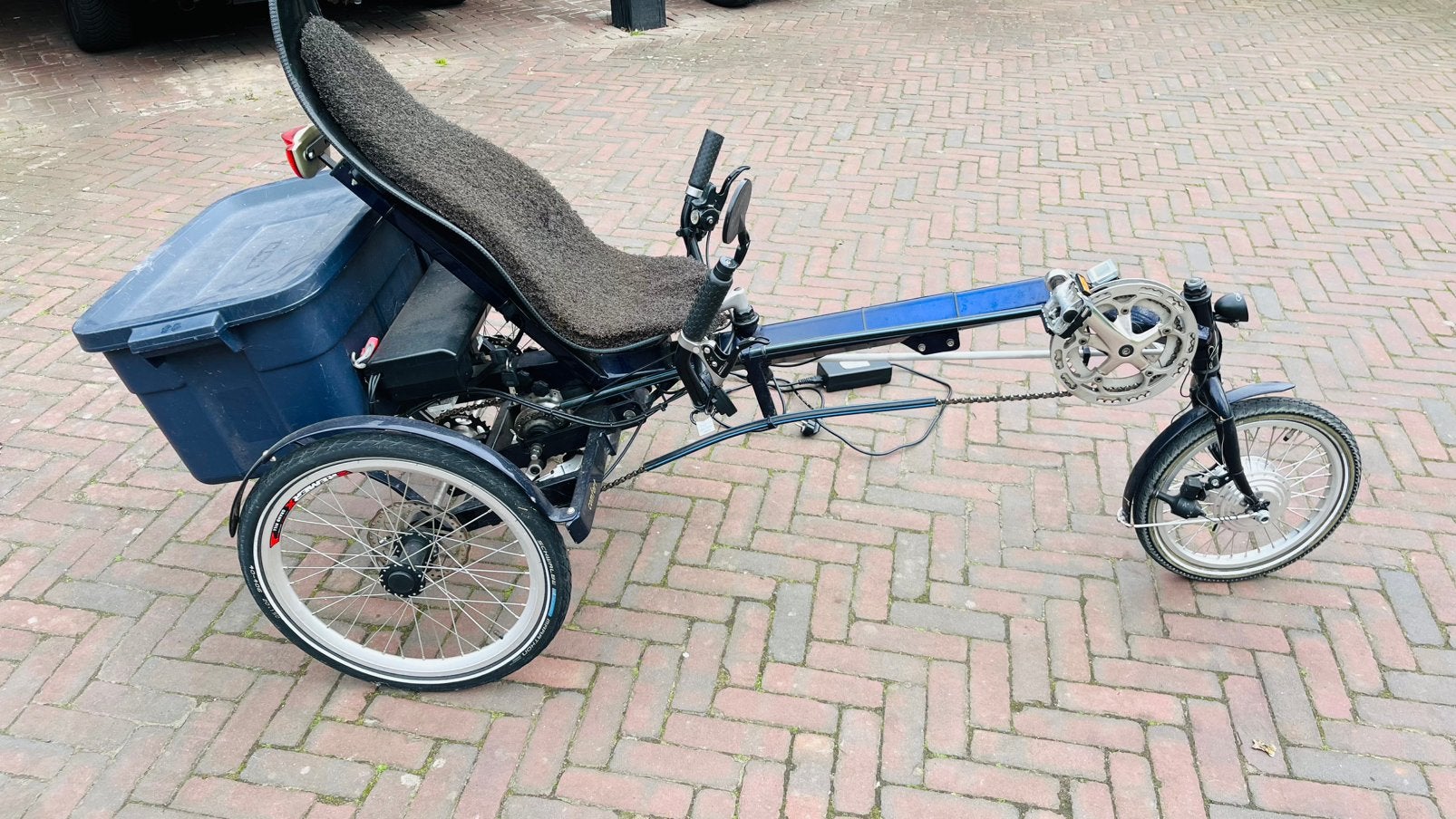 Driewieler ligfiets merk usva, Ophalen, Gebruikt