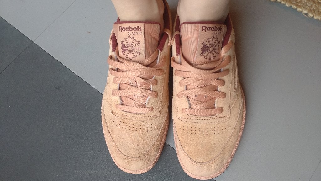 Reebok Club C 85Sneaker, maat 41, Zalm-roze, Wit, Ophalen of Verzenden, Sneakers of Gympen, Reebok