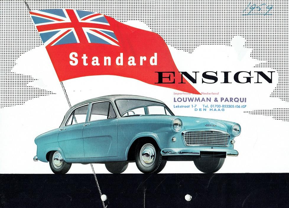 Folder Standard Ensign (1957), Verzenden, Gelezen, Overige merken