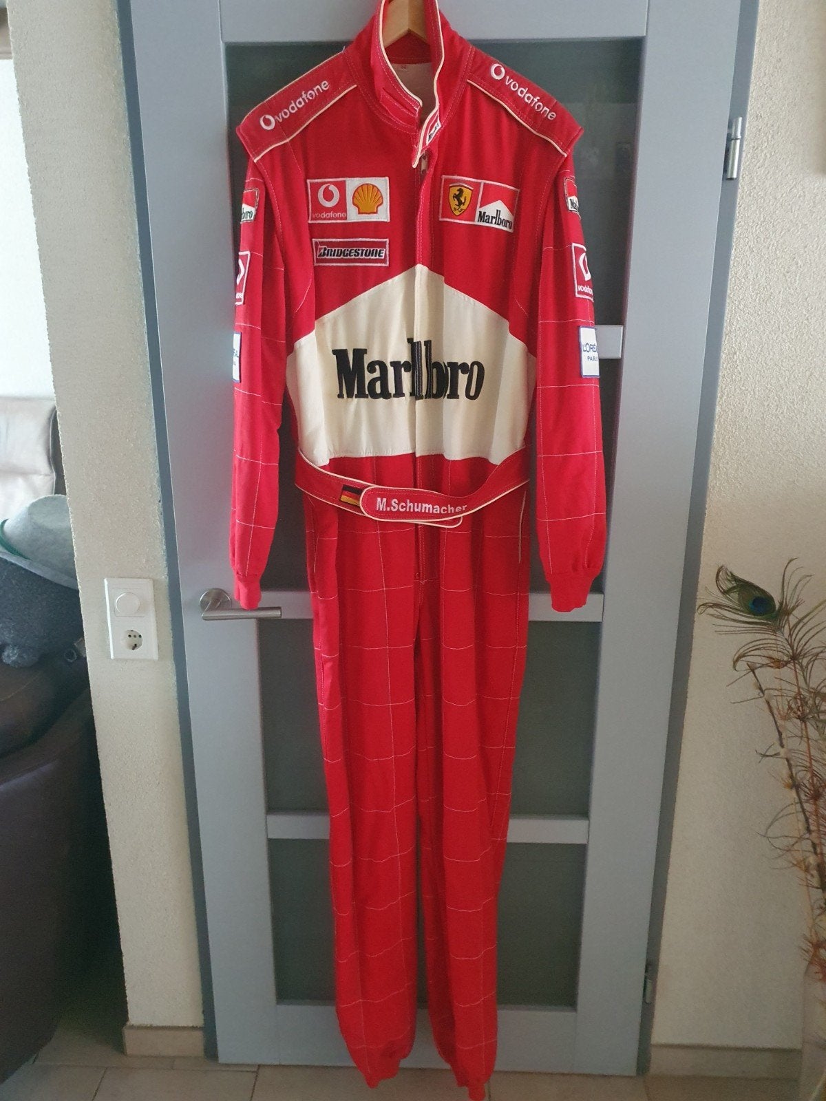Michael Schumacher Ferrari F1 Race Overall, Ophalen of Verzenden, Zo goed als nieuw, Formule 1