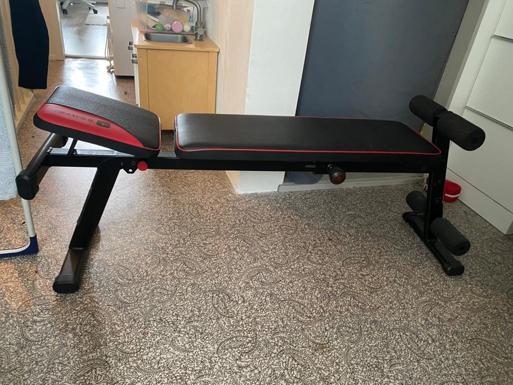 Verstelbare sportbank., Sport en Fitness, Ophalen, Gebruikt, Overige typen