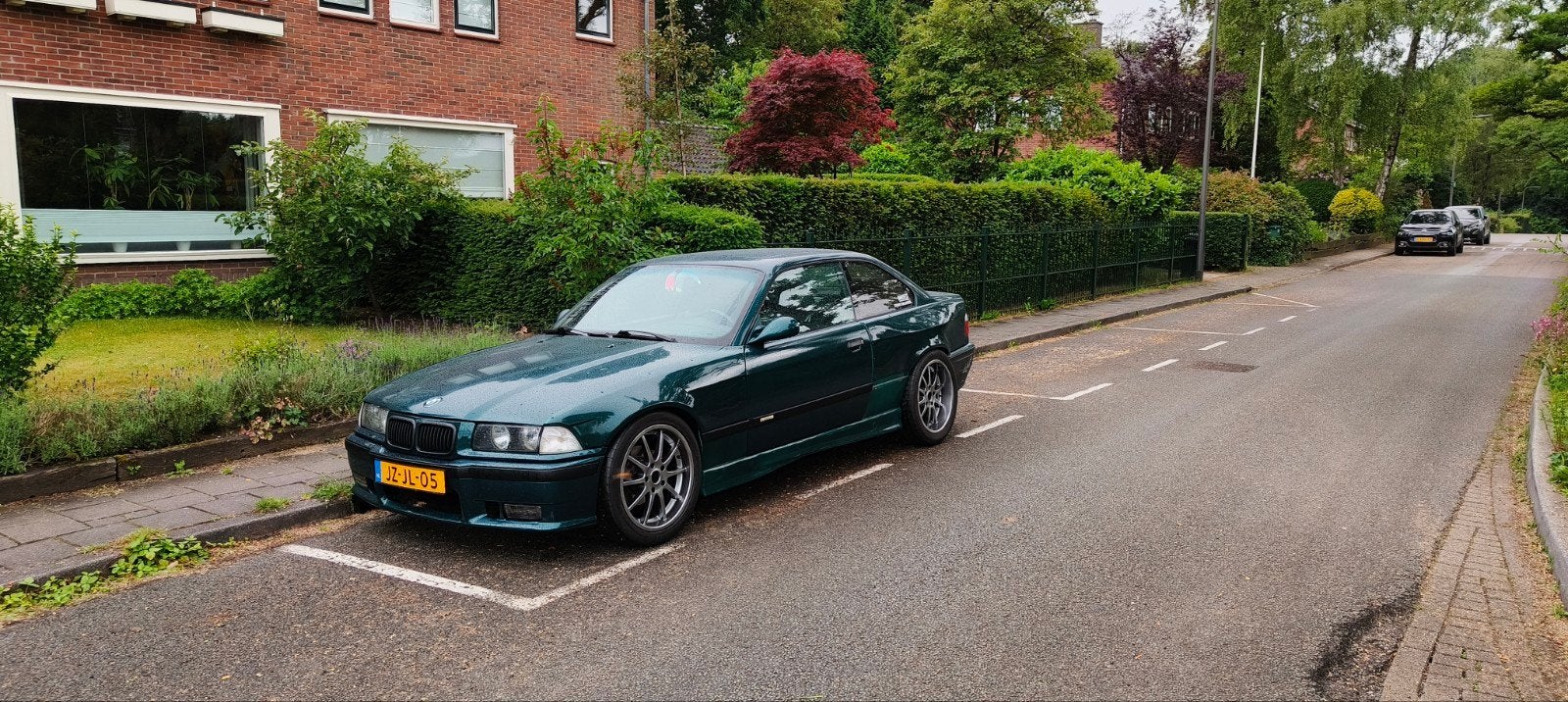 BMW 3-Serie 2.0 I 320 Coupe 1995 Groen, Auto's, Euro 2, Achterwielaandrijving, Zwart, 192 pk
