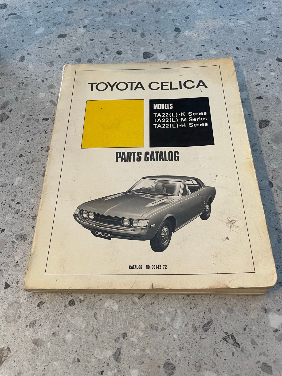 Toyota Celica Onderdelencatalogus (1972), Ophalen of Verzenden, Gelezen, Toyota