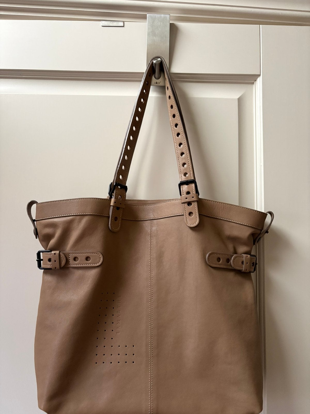 Leren shopper, Ophalen of Verzenden, Zo goed als nieuw, Bruin, Shopper
