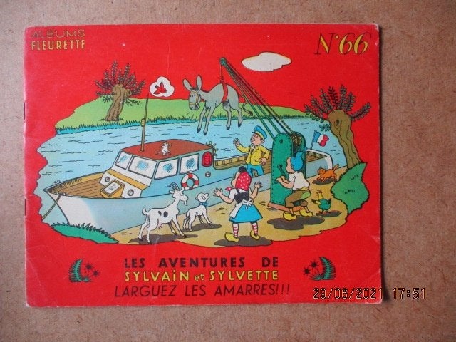 adv4865 sylvain et sylvette frans, Eén stripboek, Ophalen, Gelezen