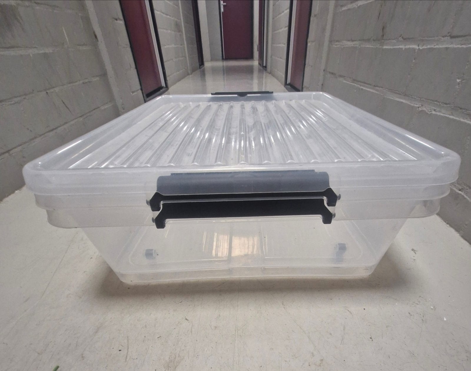 Transparante opbergdoos met deksel, Doe-het-zelf en Verbouw, Ophalen, 40 tot 60 cm, 50 tot 75 cm, Minder dan 35 cm