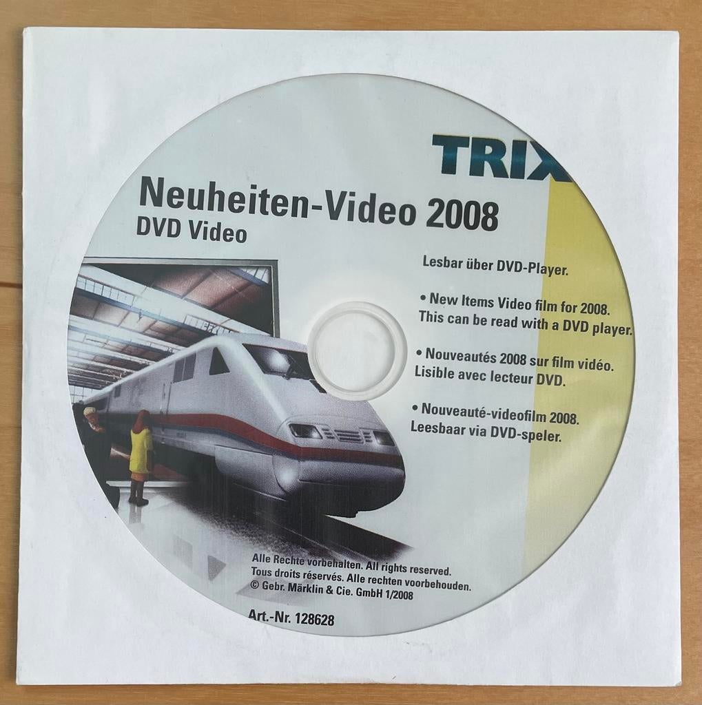 DVD TRIX Neuheiten-Video 2008, Verzamelen, Ophalen of Verzenden, Gebruikt, Trein, Overige typen