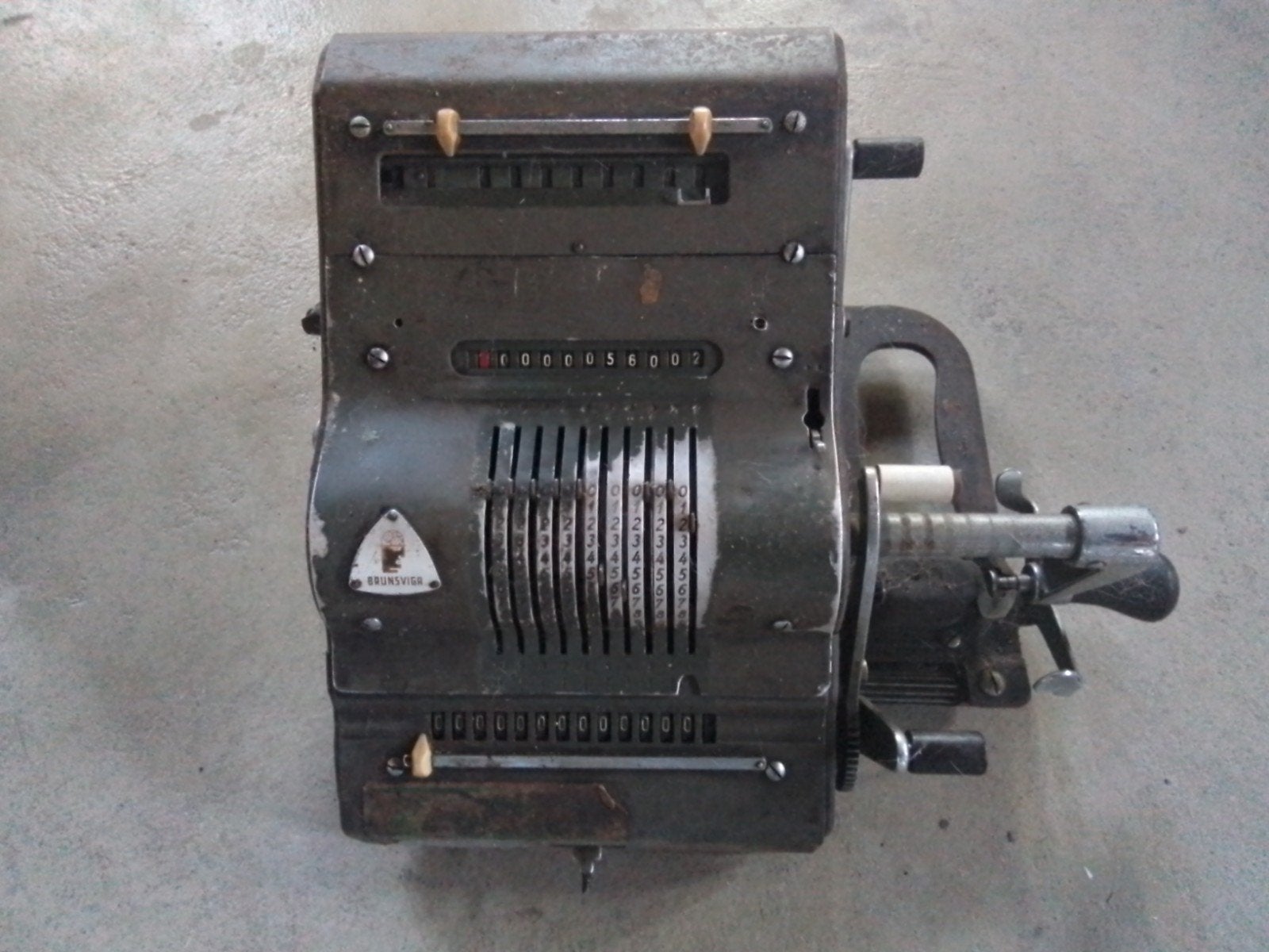 brunsviga rekenmachine, Ophalen of Verzenden