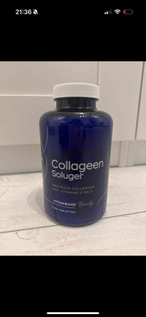 Vitakruid collageen sulogel 150 tabletten nieuw geseald!, Ophalen of Verzenden, Nieuw, Overige typen
