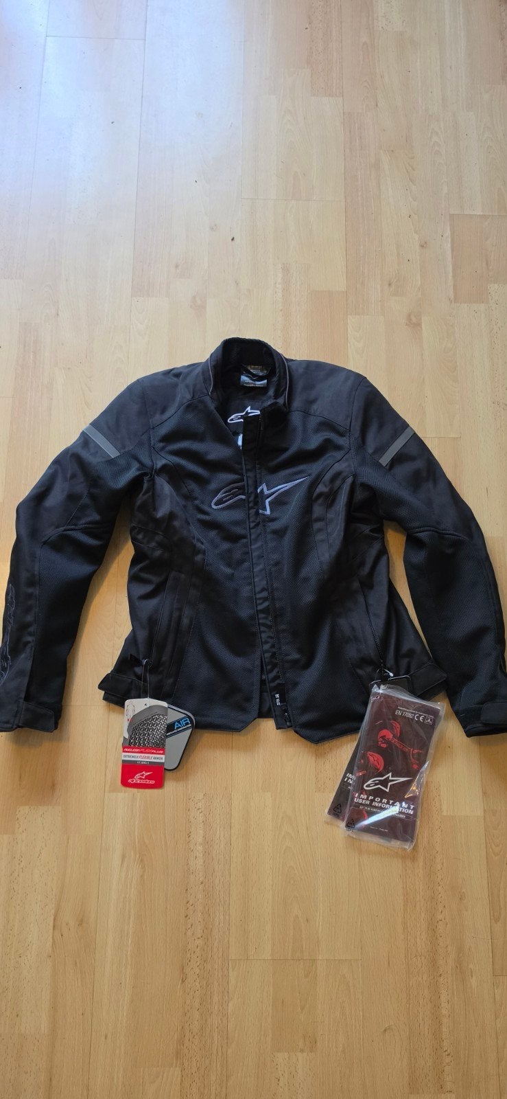 Alpinestars Stella T-Kira v2 Air Jacket Zwart Maat L, Nieuw met kaartje, Jas | textiel, Ophalen of Verzenden, Alpinestars