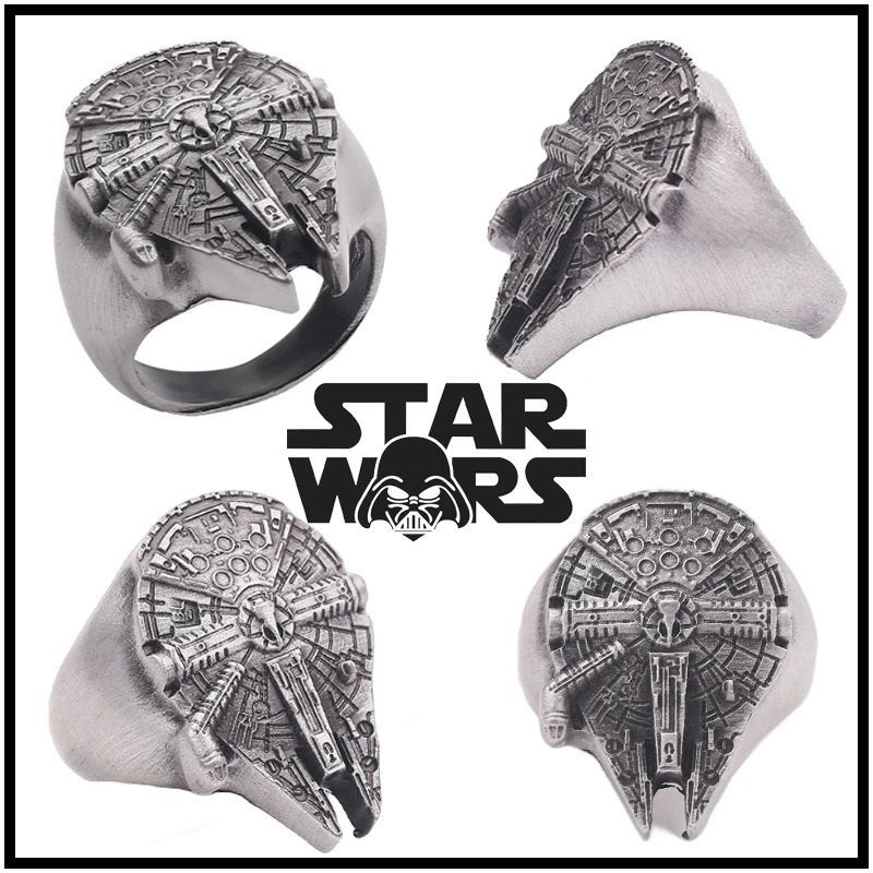 Star wars Millenium Falcon Ringen, Overige kleuren, Nieuw, Ophalen of Verzenden, Dame of Heer
